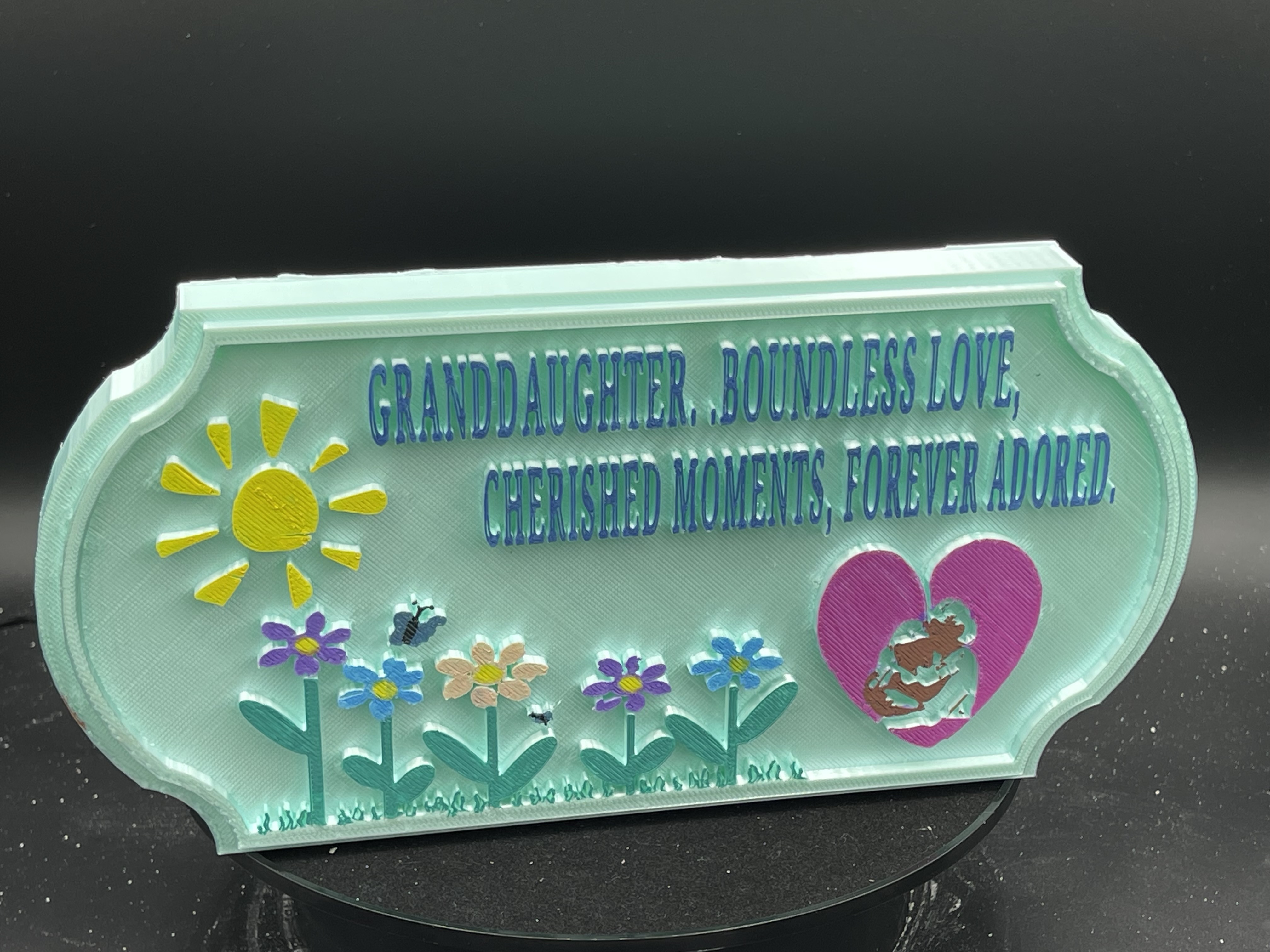 SWEET GRANDDAUGHTER PLAQUE!