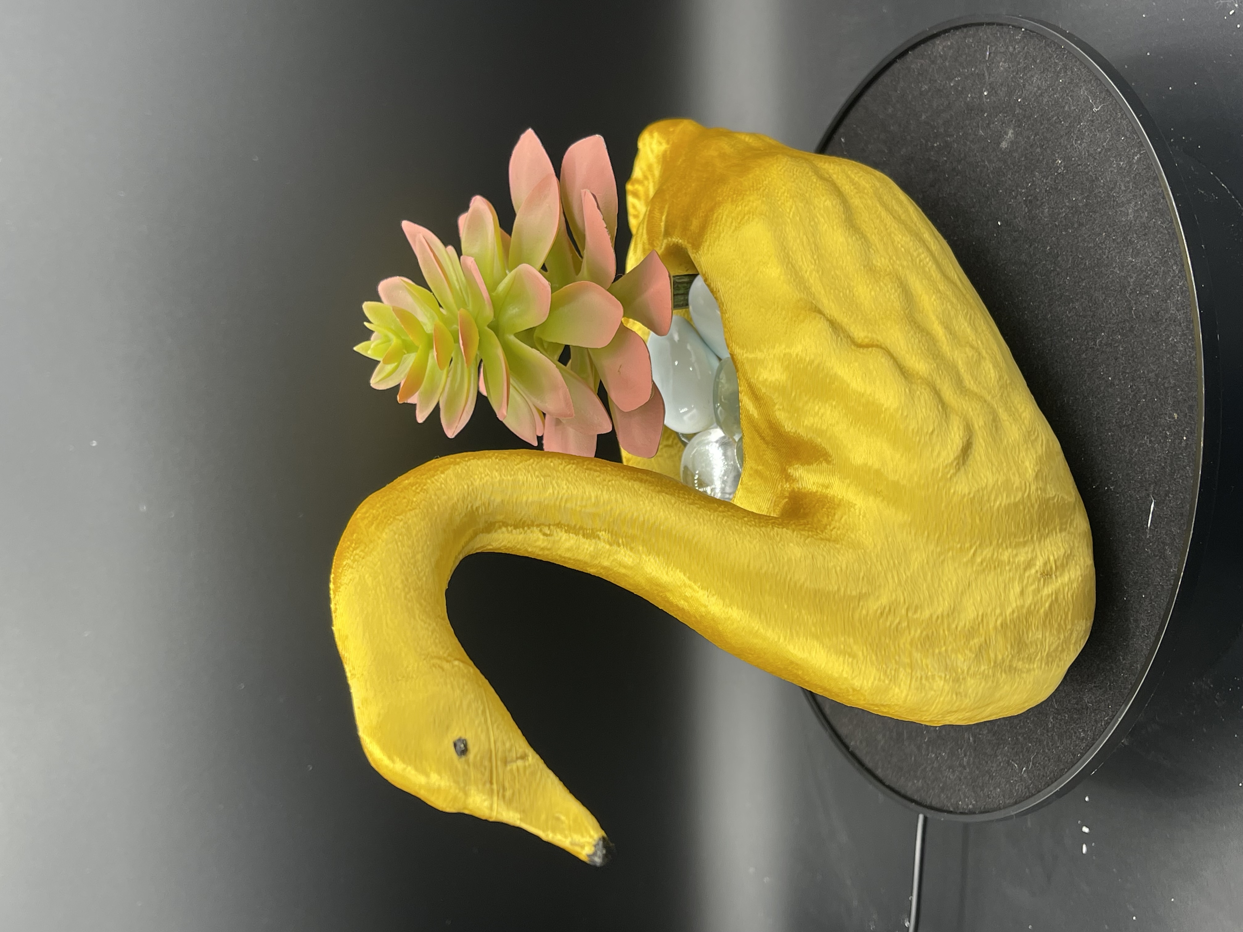 SWAN PLANTER (GOLD)